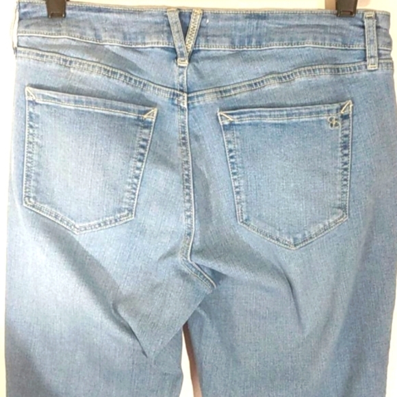JESSICA SIMPSON ROLLED CROP SKINNY JEANS SIZE 8 - Picture 9 of 14
